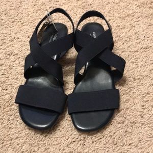 NEVER WORN WEDEGE SANDALS